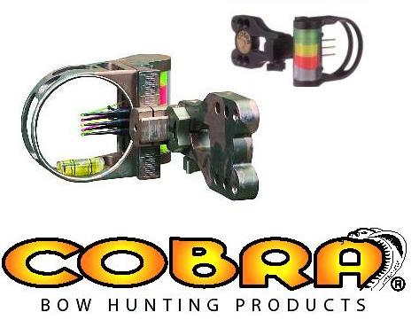 Прицел для блочного лука COBRA Sidwinder 5 BLACK (C-532BLK).